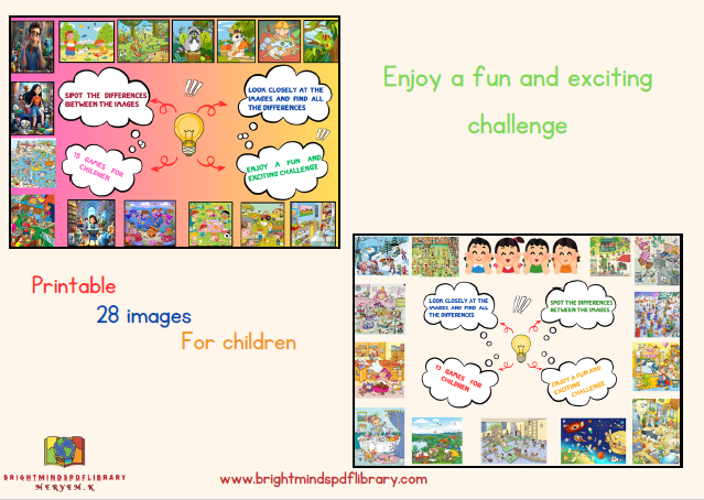 Spot the Differences and Fun Challenges